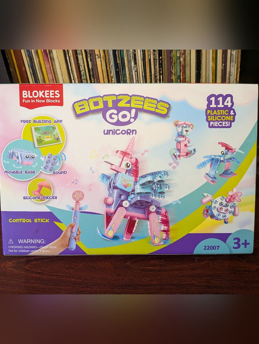 Botzees Go! Unicorn Building Toy - Pink & Purple